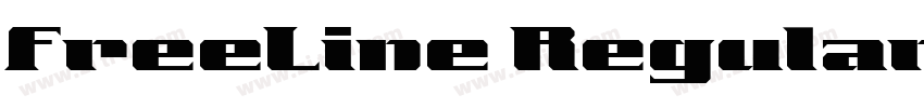 FreeLine Regular字体转换